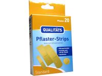 Resim Pflaster-Strips standard 20-teilig in 4 Größen, mikroperforiert, wasserabweisend, hautfarben