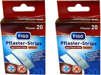 Resim Pflaster-Strips sensitiv 20-teilig in 4 Größen, mikroperforiert, wasserabweisend, latexfrei