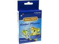 Resim Pflaster-Strips 10-teilig für Kinder 56x18 mm / Kinderpflaster, mit lustigen Motiven