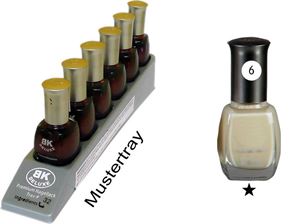 Resim Nagellack BK DELUXE Premium Farbe 06 Inhalt 15 ml, im 6er Tray von BK COSMETIC