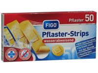 Resim Pflaster-Strips 50-teilig in 4 Größen, Standard, mikroperforiert, wasserabweisend, hautfarben