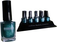 Resim Nagellack SRC Farbe 31 Türkisgrün Glitzer 12 ml,, Inhalt 9 ml von Sabrina Rudnik Cosmetics