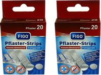 Resim Pflaster-Strips transparent 20-teilig in 4 Größen, mikroperforiert, wasserabweisend