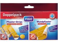 Resim Pflaster Doppelpack Wundpflaster textil + Plaster-Strips standard