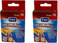 Resim Pflaster Fingerverband 12 x 2 cm 10er Pack, elastisch und stabil in Faltschachtel