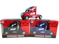 Resim Racing Truck Metallic, schwarz, rot, blau sortiert, Friktionsantrieb, 18 x 12cm im 12er Display