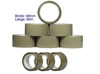 Resim Paket-Klebeband braun, 48 mm breit, 60 m Rolle, PP-Packfilm