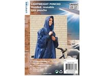 Resim Regenschutz Poncho die etwas bessere Qualität, nicht transparent Polybag mit Fotoeinleger