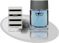 Resim Parfüm Eau de Toilette ''Sporty'' MEN EDT 85 ml, im Glasflacon, Faltschachtel