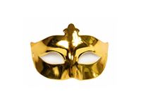 Resim Partymaske gold, einzeln im Foliebeutel verpackt