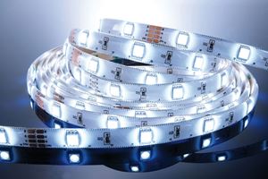 Изображение Flexibler LED-Stripe kaltweiß 3m/90 LEDs