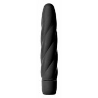 Obrazek Silikon-Twist Vibrator in Schwarz