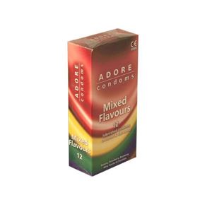 Εικόνα της Adore Mixed Flavour Kondome 12 Stück
