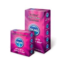 Afbeelding van Skins - Kondome mit Riffeln und Noppen 12 Stück