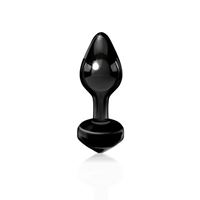 Picture of Buttplug aus Glas Icicles No 44 in Schwarz