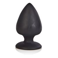 Εικόνα της Nahtloser Buttplug aus Silikon in Schwarz