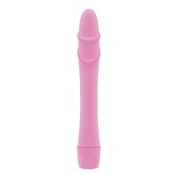 Imagen de Schlanker Vibrator in Pink mit Riffeln