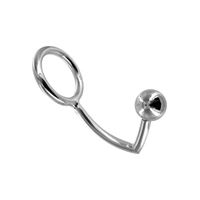 Image de Chrome Plated Anal Ball with Cock Ring