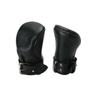 Resim Strenge Deluxe Fäustlinge aus wattiertem Leder