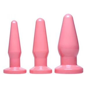 Obrazek Analplug in Pink Set mit 3 Teilen ? verpackt