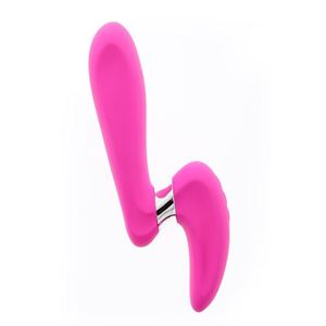 Immagine di Duo-Vibrator aus Silikon Ducky in Pink