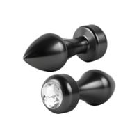 Image de Buttplug aus Aluminium in Schwarz