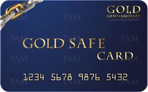 Bild von Gold Safe Card