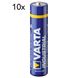 Εικόνα της Varta AAA Industrial High Energy Batterie, 1,5V, 1200 mAh, 10 Stück