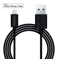 Изображение PW-169, Incipio Datenkabel Lightning auf USB für  Apple iPad 4 / iPad Air / iPad Air 2 / iPad Mini / iPad Mini 2 Retina / iPad Mini 3, BLACK