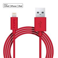 Изображение PW-184, Incipio Datenkabel Lightning auf USB für  Apple iPad 4 / iPad Air / iPad Air 2 / iPad Mini / iPad Mini 2 Retina / iPad Mini 3, RED