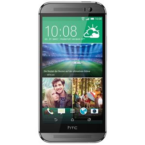 Obrazek HTC One (M8) - Farbe: gunmetal grey - (Bluetooth v4.0, 4MP Kamera, WLAN, GPS, Android OS 4.4.2 (KitKat), 2,3 GHz Quad-Core CPU, 12,7cm (5 Zoll) Touchscreen) - Smartphone