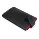 Resim Titan SlimCase BLACK  für MICROSOFT Lumia 532 Dual Sim  , Rindsleder, mit Ausziehlasche
