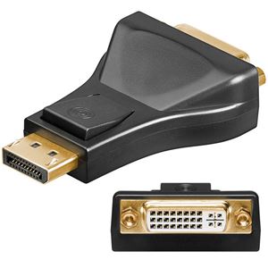 Resim Adapter: Displayport auf DVI , DP Stecker auf DVI 24+5 Buchse