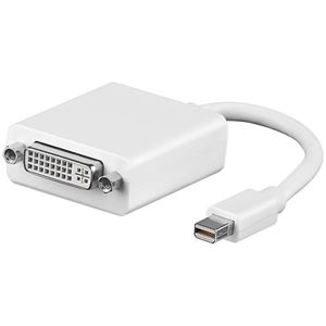 Bild von Mini Displayport auf DVI Adapter, MDP Stecker auf DVI Buchse