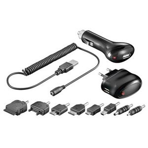 Εικόνα της Lade-Kit 3in1 (USB, 12V und 230V) für  Huawei Mediapad 10 FHD / Mediapad 10 Link / Mediapad 7 Lite / Mediapad 7 Vogue / Mediapad 7 Youth / Mediapad M1 8.0 / Mediapad X1 7.0