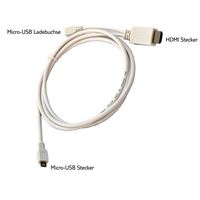 Resim Adapter von Micro-USB (stecker) auf MHL+M/HDMI (Stecker) , passend für  LG P880 Optimus 4X HD / P895 Optimus Vu