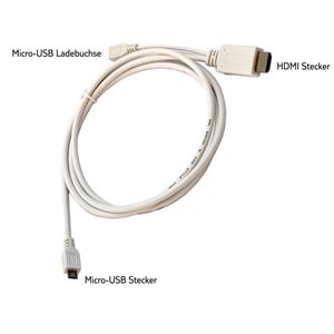 Immagine di Adapter von Micro-USB (stecker) auf MHL+M/HDMI (Stecker) , passend für  LG P880 Optimus 4X HD / P895 Optimus Vu