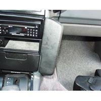 Resim Telefon-Konsole für Volvo 940, bis Bj. -1996, BLACK, Echtleder