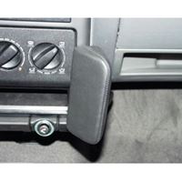 Image de Telefon-Konsole für VW Polo Caddy Kastenwagen, ab Bj. 97-2003, 2x Airbag, BLACK, Kunstleder