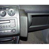 Image de Telefon-Konsole für VW Caddy, ab Bj. 2004-, BLACK, Echtleder