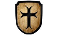 Resim Wappenschild Kreuz natur
