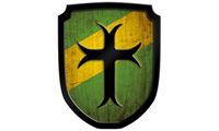 Resim Wappenschild Kreuz grün