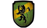 Resim Wappenschild Löwe grün