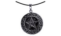 Immagine di Anhänger Pentagramm Medallion silber