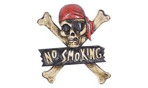 Изображение Totenkopf-Schild "NO SMOKING"