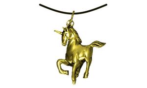 Изображение Anhänger Einhorn gold