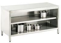 Imagen de Arbeitsschrank, 800x800x850mm, voll aus Edelstahl 1.4301