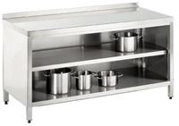 Imagen de Arbeitsschrank, 800x600x850mm, voll aus Edelstahl 1.4301