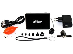 Resim Fischfinder Kamera mit LCD (FFV90, Schwarz)