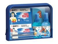 Resim EMTEC Travel Essentials Reinigungsset, Superman und Wonder Woman